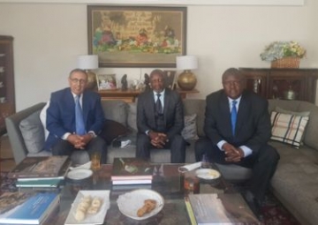 Ambassador Holds Talks in Pretoria with Interim President of Pan-African Parliament